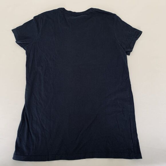 Patagonia T Shirt Youth XXL 16-18 Navy Blue Organic Cotton Short Sleeve Logo Tee - Picture 2 of 7